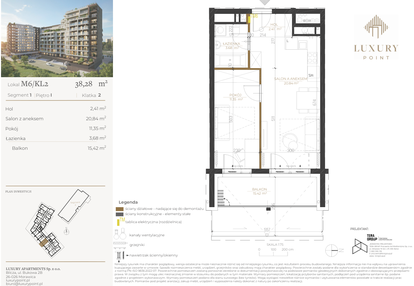 Mieszkanie w inwestycji: LUXURY POINT