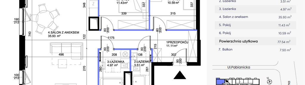 Mieszkanie w inwestycji: Nowa Pabianicka