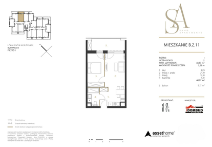 Mieszkanie w inwestycji: Sand Apartments