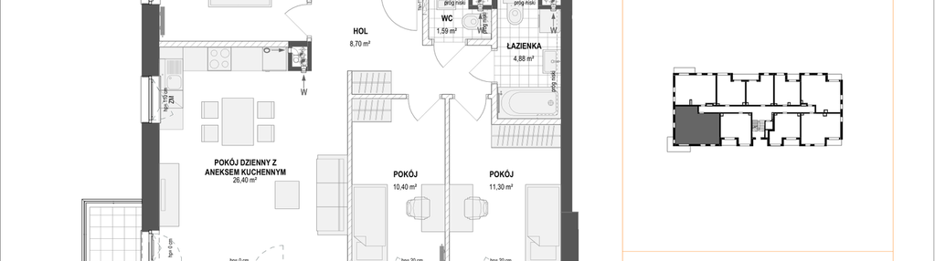 Mieszkanie w inwestycji: Konstelacja etap IV