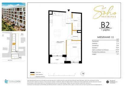 Mieszkanie w inwestycji: SoHo Residence II