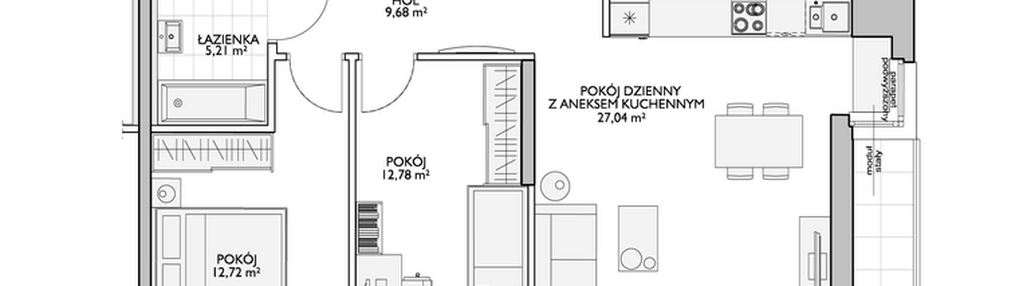 Mieszkanie w inwestycji: Wiszące Ogrody