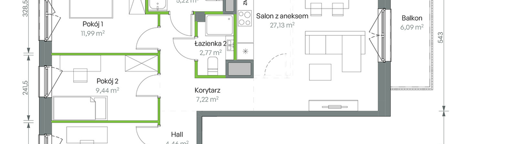 Mieszkanie w inwestycji: Oliwska Vita