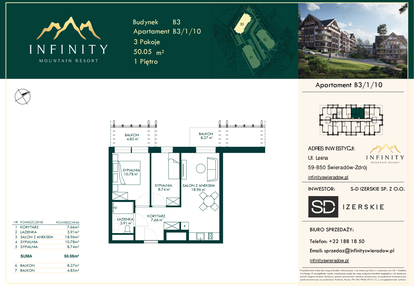 Mieszkanie w inwestycji: Infinity Mountain Resort