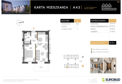 Mieszkanie w inwestycji: Osiedle Kasprowicza