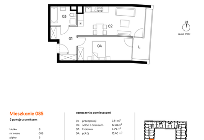 Mieszkanie w inwestycji: Miasto Polskich Mistrzów Olimpijskich II