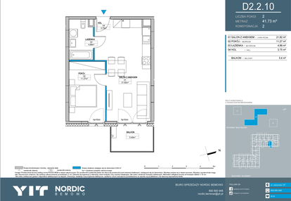 Mieszkanie w inwestycji: Nordic Bemowo - etap IV