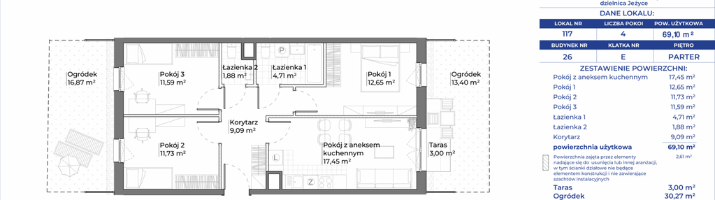 Mieszkanie w inwestycji: Ogrody Nałkowskiej