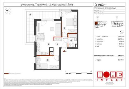 Mieszkanie w inwestycji: Warszawski Świt etap VI
