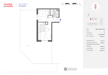 Mieszkanie w inwestycji: Mieszkaj w mieście - Ogrody Glogera