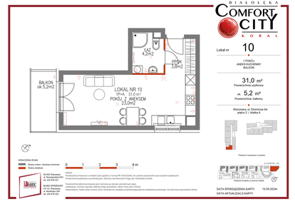 Mieszkanie w inwestycji: Comfort City Koral