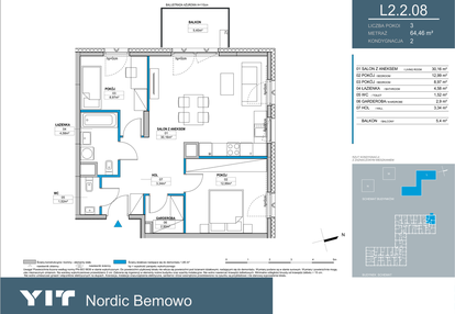 Mieszkanie w inwestycji: Nordic Bemowo - etap III