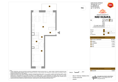 Mieszkanie w inwestycji: Apartamenty nad Oławką etap II