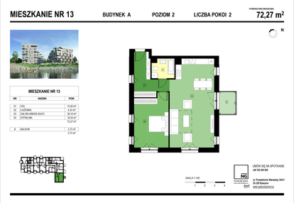 Mieszkanie w inwestycji: Panorama Kwiatkowskiego River