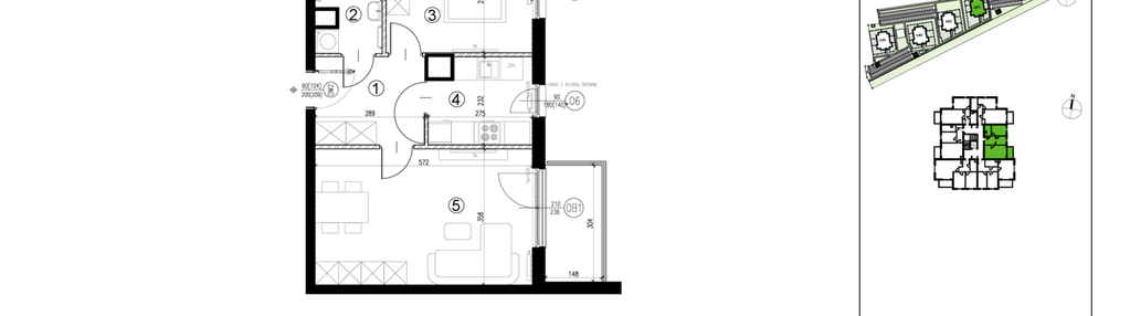 Mieszkanie w inwestycji: Zielone Zamienie X