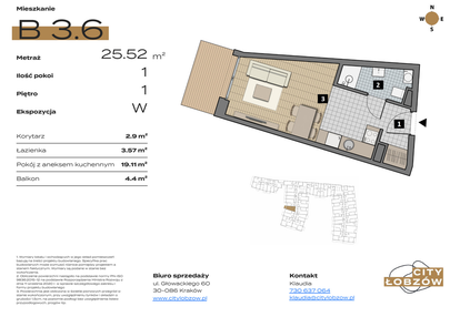 Mieszkanie w inwestycji: City Łobzów