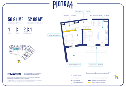 Mieszkanie w inwestycji: Piotra 4