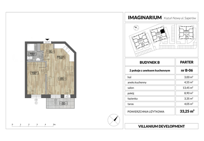 Mieszkanie w inwestycji: Imaginarium Kazuń Nowy - bud. B
