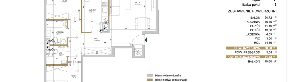Mieszkanie w inwestycji: Hi Mokotów