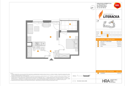 Mieszkanie w inwestycji: Apartamenty Literacka etap 2.2