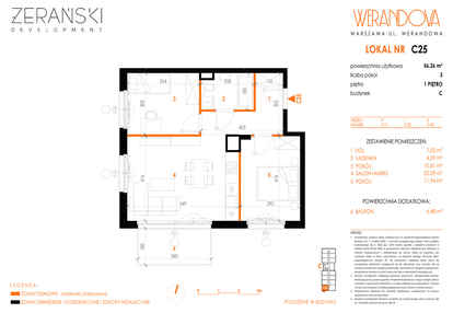 Mieszkanie w inwestycji: Werandova