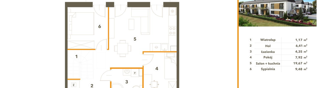 Mieszkanie w inwestycji: Słoneczny Nowy Otok - Malownicza Południe etap III