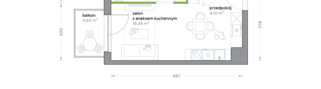 Mieszkanie w inwestycji: Podhalańska Vita