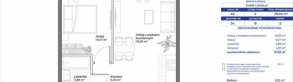 Mieszkanie w inwestycji: Ogrody Nałkowskiej