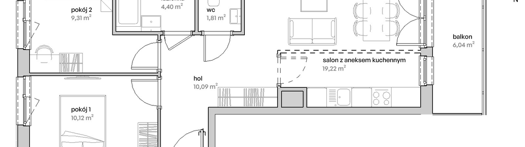 Mieszkanie w inwestycji: Unii Lubelskiej Vita