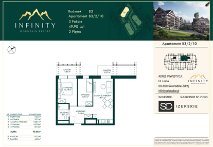 Mieszkanie w inwestycji: Infinity Mountain Resort