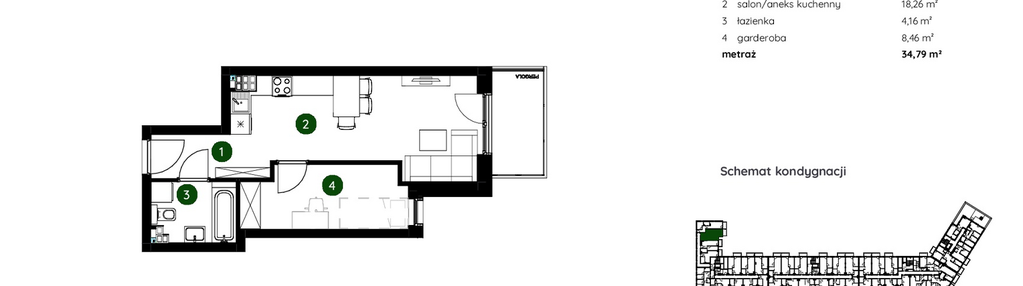 Mieszkanie w inwestycji: Murapol GreenCity bud. 1
