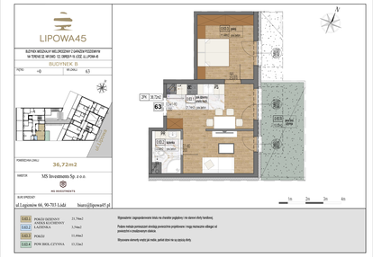 Mieszkanie w inwestycji: Lipowa 45