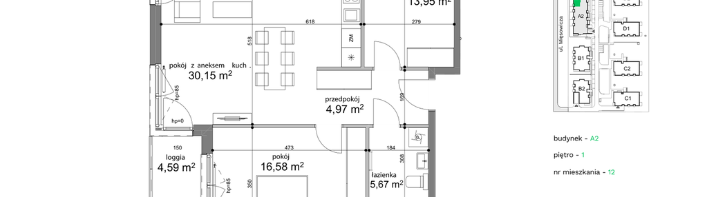 Mieszkanie w inwestycji: Forma Otwarta