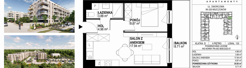 Mieszkanie w inwestycji: Nova Dworcowa