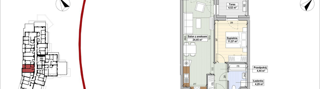 Mieszkanie w inwestycji: Apartamenty Wywrockiego 11