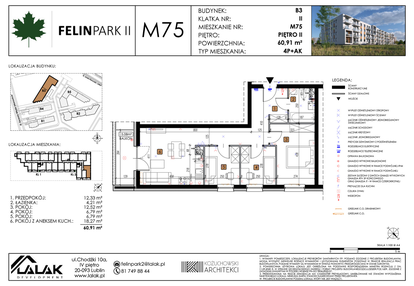Mieszkanie w inwestycji: Felin Park II etap 2