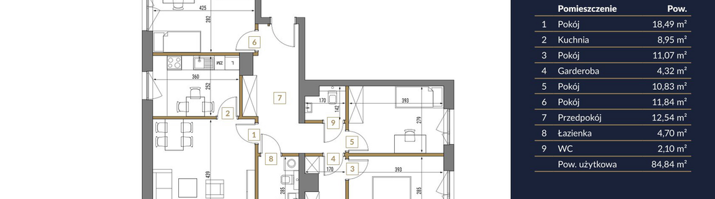 Mieszkanie w inwestycji: Warszawska 222