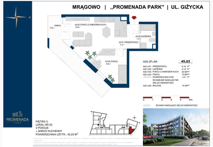 Mieszkanie w inwestycji: Promenada Park