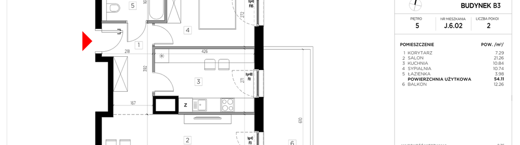 Mieszkanie w inwestycji: CityFlow etap II