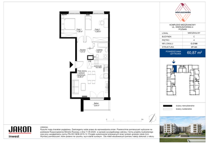 Mieszkanie w inwestycji: Wieruszowska C etap III