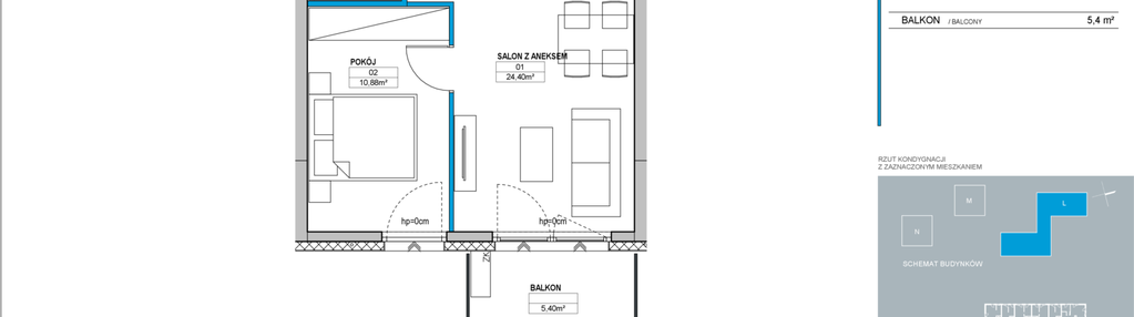 Mieszkanie w inwestycji: Nordic Bemowo - etap III