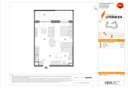 Mieszkanie w inwestycji: Apartamenty Literacka etap 2.3