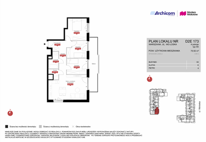 Mieszkanie w inwestycji: Modern Mokotów etap 4, budynek D1 i D2