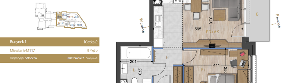 Mieszkanie w inwestycji: Osiedle Dakar Karolina