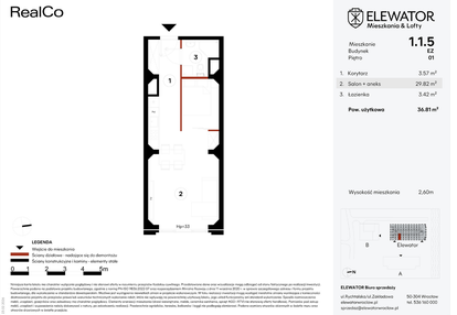 Mieszkanie w inwestycji: Elewator - Mieszkania i Lofty