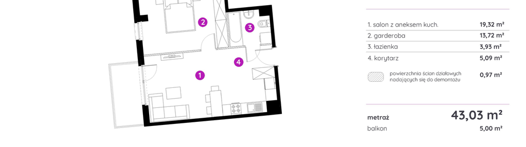 Mieszkanie w inwestycji: Murapol Agosto