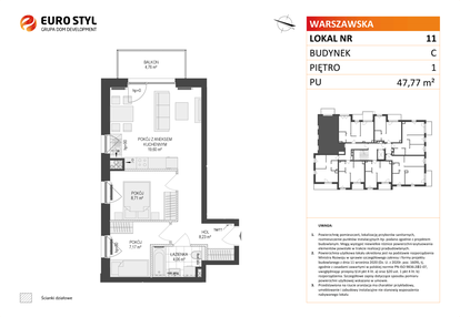 Mieszkanie w inwestycji: Osiedle Warszawska etap II