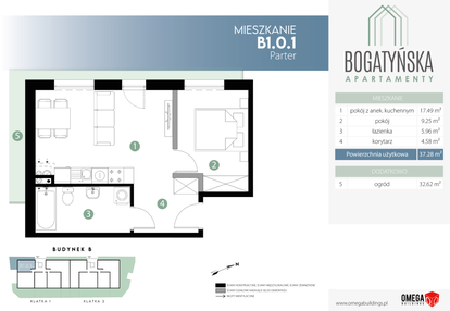 Mieszkanie w inwestycji: Bogatyńska Apartamenty - Etap II