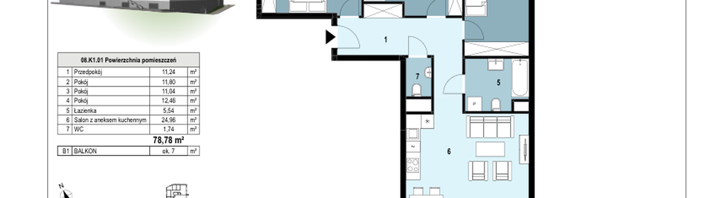 Mieszkanie w inwestycji: Langiewicza 37