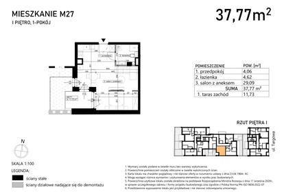 Mieszkanie w inwestycji: Finezja